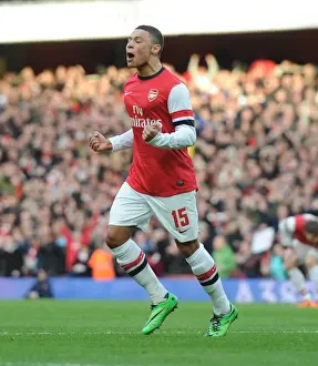Arsenal V Liverpool - FA Cup 2013-14 Prints: Alex Oxlade-Chamberlain's FA Cup Goal: Arsenal vs Liverpool (2013-14)