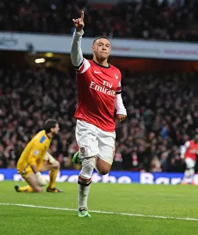 Arsenal V Crystal Palace 2013-14 Prints: Alex Oxlade-Chamberlain's Goal: Arsenal vs Crystal Palace, Premier League 2013-14