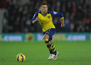 Southampton V Arsenal 2014-15 Prints: Alex Oxlade-Chamberlain's Standout Display: Arsenal's Victory over Southampton in the Premier League