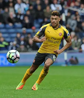 West Bromwich Albion V Arsenal 2016-17 Prints: Alex Oxlade-Chamberlain's Struggle: Arsenal's 3-1 Defeat at West Bromwich Albion