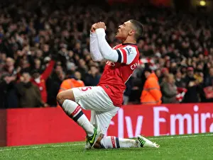 Alex Oxlade-Chamberlain's Thrilling Goal Celebration: Arsenal's Victory Against Newcastle United, Premier League 2012-13