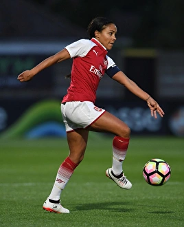 Alex Scott in Action: Arsenal Women vs Everton Ladies Pre-Season Match