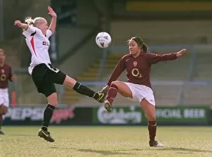 Images Dated 5th May 2006: Alex Scott (Arsenal) Sarah Snare (Charlton)