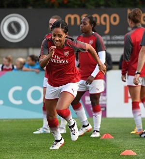 Arsenal Women V Everton Ladies - Pre Season 2017-18 Prints: Alex Scott: Arsenal Women's Star Prepares for Pre-Season Showdown Against Everton Ladies