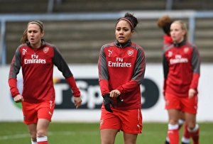 Alex Scott Gearing Up: Arsenal Ladies vs. Reading FC Women, WSL (Women's Super League)