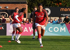 Alex Scott Gearing Up: Arsenal Ladies vs Everton Ladies Pre-Season Friendly