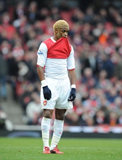 Alex Song in Action for Arsenal Against Leeds United, FA Cup 3rd Round, Emirates Stadium