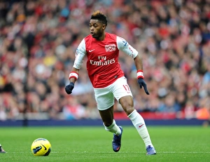 Arsenal V Queens Park Rangers 2011-12 Prints: Alex Song in Action for Arsenal Against Queens Park Rangers, 2011-12 Premier League