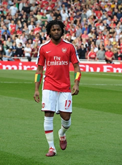 Arsenal V Manchester City 2009-10 Prints: Alex Song in Action: Arsenal vs Manchester City, FA Premier League, Emirates Stadium, 2010