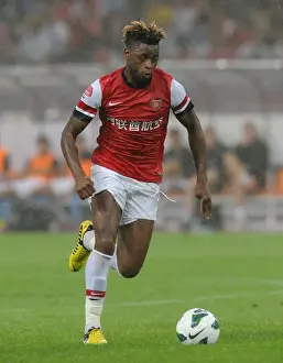 Alex Song in Action: Arsenal vs Manchester City - Pre-Season Defeat at Birds Nest Stadium, Beijing 2012