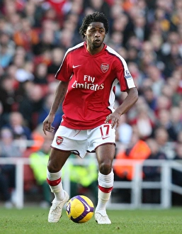 Arsenal V Sunderland 2008-9 Prints: Alex Song in Action: Arsenal vs Sunderland