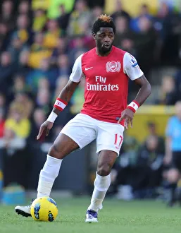 Alex Song: In Action Against Norwich City, Premier League 2011-12