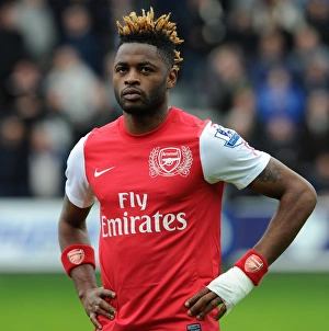 Alex Song in Action: Queens Park Rangers vs. Arsenal, Premier League 2011-2012