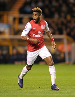 Wolverhampton Wanderers V Arsenal 2011-12 Prints: Alex Song in Action: Wolverhampton Wanderers vs. Arsenal, Premier League 2011-12
