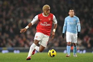 Arsenal V Manchester City 2010-11 Prints: Alex Song (Arsenal). Arsenal 0: 0 Manchester City, Barclays Premier League