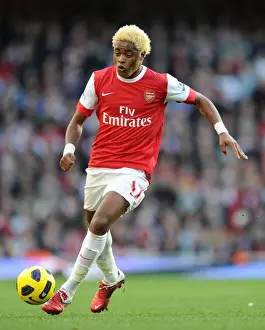 Arsenal V Wolverhampton Wanderers 2010-11 Prints: Alex Song (Arsenal). Arsenal 2: 0 Wolverhampton Wanderers. Barclays Premier League
