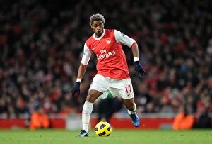 Images Dated 4th December 2010: Alex Song (Arsenal). Arsenal 2: 1 Fulham. Barclays Premier League. Emirates Stadium
