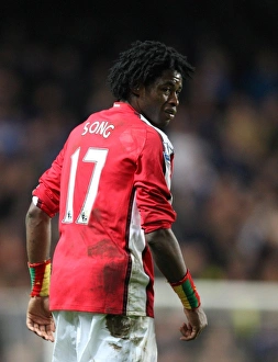 Images Dated 7th February 2010: Alex Song (Arsenal). Chelsea 2: 0 Arsenal. Barclays Premier League. Stamford Bridge