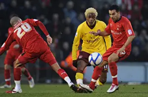 Alex Song (Arsenal) Jason Crowe and Jimmy Smith (Orient). Leyton Orient 1: 1 Arsenal