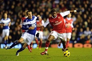 Images Dated 1st January 2011: Alex Song (Arsenal) Lee Bowyer (Birmingham). Birmingham City 0: 3 Arsenal