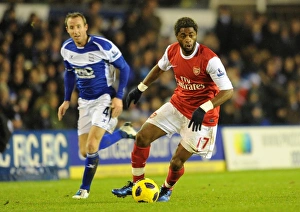 Images Dated 1st January 2011: Alex Song (Arsenal) Lee Bowyer (Birmingham). Birmingham City 0: 3 Arsenal