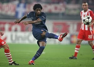 Images Dated 9th December 2009: Alex Song (Arsenal). Olympiacos 1: 0 Arsenal, UEFA Champions League, Group H