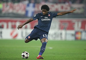 Images Dated 9th December 2009: Alex Song (Arsenal). Olympiacos 1: 0 Arsenal, UEFA Champions League, Group H