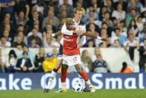 Images Dated 20th April 2011: Alex Song (Arsenal) Peter Crouch (Tottenham). Tottenham Hotspur 3: 3 Arsenal