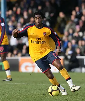 Cardiff City V Arsenal FA Cup Prints: Alex Song: The Defensive Wall in Arsenal's 0:0 Draw at Cardiff City