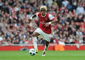 Images Dated 2nd April 2011: Alex Song at Emirates Stadium: Arsenal vs Blackburn Rovers, Barclays Premier League