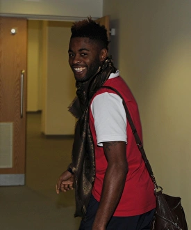 Arsenal V Wolverhampton Wanderers 2011-2012 Prints: Alex Song Heads to the Changing Rooms: Arsenal vs