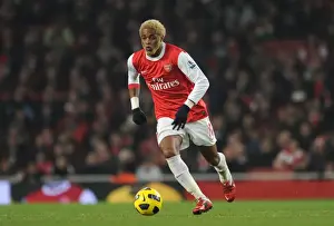 Arsenal V Manchester City 2010-11 Prints: Alex Song: Stalemate at Emirates as Arsenal and Manchester City Draw in Premier League