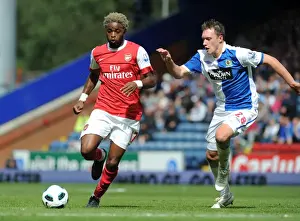 Blackburn Rovers V Arsenal 2010-11 Prints: Alex Song vs. Phil Jones: Arsenal's Win at Blackburn Rovers (28/8/2010)