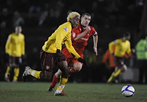 Leyton Orient V Arsenal - FA Cup 2010-2011 Prints: Alex Song vs Stephen Dawson: FA Cup Fifth Round Stalemate at Leyton Orient