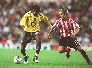 Alex Song's Dominance: Arsenal's 3-0 Carling League Cup Victory Over Sunderland (2005)