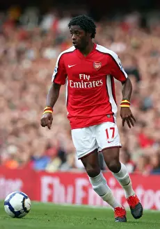 Arsenal V Blackburn Rovers 2009-10 Prints: Alex Song's Dominant Display: Arsenal's Thrilling 6-2 Victory over Blackburn Rovers
