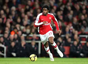 Arsenal V Cardiff City FA Cup Prints: Alex Song's Dominant Performance: Arsenal's 4-0 FA Cup Victory over Cardiff City