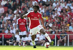 Arsenal V Stoke City 2008-09 Prints: Alex Song's Dominant Performance: Arsenal's 4-1 Premier League Win over Stoke City (24/5/09)