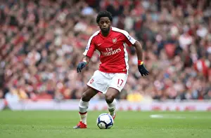 Arsenal V Birmingham City 2009-10 Prints: Alex Song's Dominant Performance: Arsenal's Triumph Over Birmingham City (17/10/09)