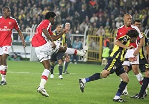 Images Dated 21st October 2008: Alex Song's Stunner: Arsenal's 4-2 Goal vs. Fenerbahce in Champions League