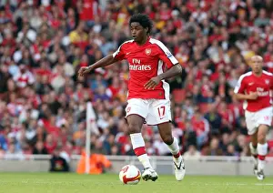 Arsenal V Everton 2008-9 Prints: Alex Song's Triumph: Arsenal's 3-1 Barclays Premier League Victory Over Everton (18/10/08)