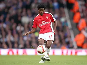 Arsenal V Everton 2008-9 Prints: Alex Song's Triumph: Arsenal's 3:1 Victory Over Everton in the Barclays Premier League (October 18)