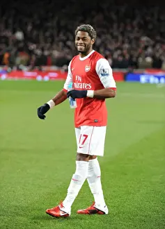 Arsenal V Chelsea 2010-11 Prints: Alex Song's Triumph: Arsenal's Thrilling 3-1 Victory Over Chelsea in the Barclays Premier League (December 27)