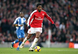 Arsenal V Wigan 2008-9 Prints: Alex Song's Victory: Arsenal 1-0 Wigan Athletic