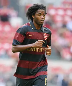 Arsenal V Lazio 2007-8 Prints: Alex Song's Victory: Arsenal's Thrilling 2:1 Win Against Lazio at the Amsterdam Tournament (August 2)