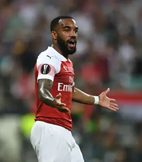 Alexandre Lacazette at the 2019 Europa League Final: Arsenal vs. Chelsea in Baku