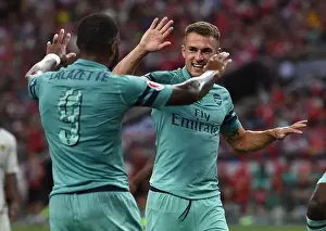 Arsenal V PSG Pre Season Friendly 2018-19 Prints: Alexandre Lacazette