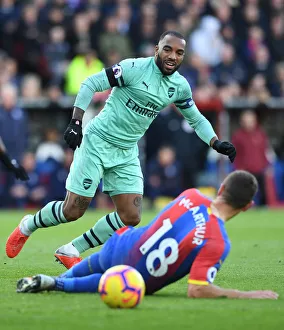Alexandre Lacazette in Action: Arsenal vs. Crystal Palace, Premier League 2018-19