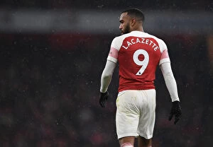 Images Dated 29th January 2019: Alexandre Lacazette in Action: Arsenal vs. Cardiff City, Premier League 2018-19