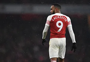 Arsenal V Cardiff City 2018-19 Prints: Alexandre Lacazette in Action: Arsenal vs. Cardiff City, Premier League 2018-19